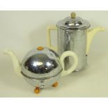 Art Deco WMF Bauscher Weiden tea pot and a similar coffee pot (2) Condition Report