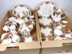 Royal Albert Old Country Roses tea and coffee service.