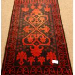 Balochi rug, 89cm x 133cm Condition Report <a href='//www.davidduggleby.