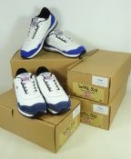 Shop Stock - Five pairs of Walsh 'Ensign' trainers, two size 9's, 8,
