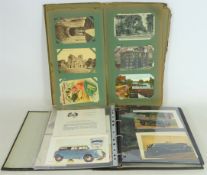 Two albums of various 19th Century and later postcards (2) Condition Report <a