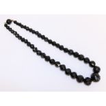 Victorian Whitby Jet necklace Condition Report <a href='//www.davidduggleby.