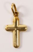 Gold cross pendant tested to 22ct approx 1.6gm Condition Report <a href='//www.