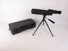 Tasco 3700 spotting scope with tripod stand in fitted case Condition Report <a