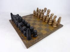 East African chess set Condition Report <a href='//www.davidduggleby.