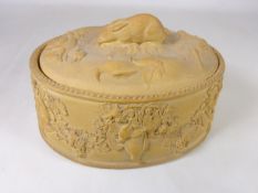 19th Century Wedgwood Game tureen with line and rabbit finial,