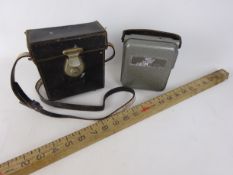 Cowley Automatic Level in leather case & wooden measuring staff(2) Condition Report