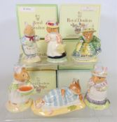 Six Royal Doulton Bramley Hedge figures,