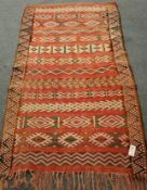 Old Moroccan Berber hand knotted rug/wall hanging,