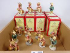 Thirteen Royal Doulton Bunnykins 'Father' figures,