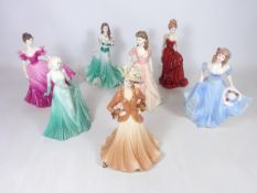 Seven Coalport figurines from the 'Ladies of Fashion' and 'The Collingwood' Collection (7)