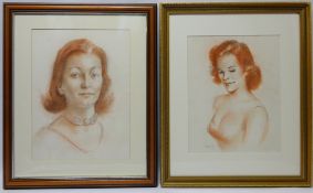 Bust Portraits of Ladies,