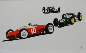 'Spa 62' - 1962 Belgium Grand Prix, limited edition giclee print no.