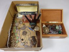 Conway Stewart 106 pen set, Vintage silver jewellery, other costume jewellery,