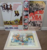 Vintage film posters - 'The Sundowners', framed W67cm x H51cm,