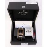 Edox Les Bemonts Swiss made wristwatch,