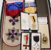Collection of Masonic medals and jewels etc Condition Report <a href='//www.
