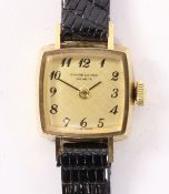 Favre-Leuba Geneve 9ct gold wristwatch Swiss hallmarks no 56735 197 Condition Report