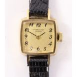 Favre-Leuba Geneve 9ct gold wristwatch Swiss hallmarks no 56735 197 Condition Report