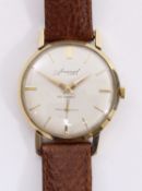 Accurist 9ct gold 21 jewel antimagnetic manual wristwatch hallmarked Condition Report