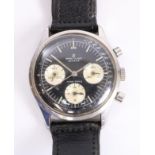 1960's Breitling Geneve Top Time mechanical stainless steel wristwatch model no 810