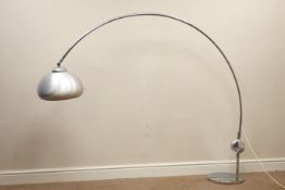 Mid to late 20th century chrome adjustable arc lamp Condition Report <a