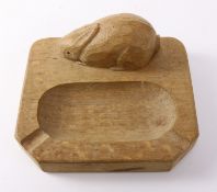 'Rabbitman' oak pin tray,