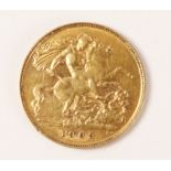 1909 gold half sovereign Condition Report <a href='//www.davidduggleby.