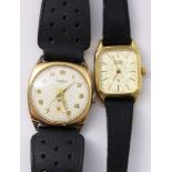 Gudax vintage hallmarked 9ct gold wrist watch,