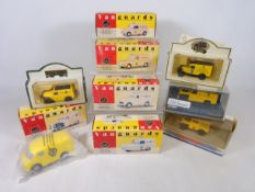 Four Vanguards commercial AA diecast models,