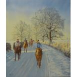 Winter Morning, oil on canvas signed by Philip Toon (British 1954-),