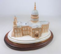 Coalport limited edition porcelain model of St Paul's cathedral, no.
