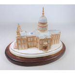 Coalport limited edition porcelain model of St Paul's cathedral, no.