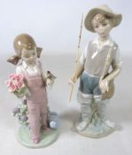 Two Lladro figurines;