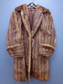 Vintage three quarter length Mink fur coat Condition Report <a href='//www.