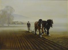 Ploughing Scene,