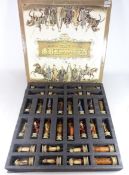 Veronese hand painted Medieval style chess set,