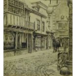 'In the Kirk Museum', pencil drawing signed by Alfred Gill (British 1897-1981), 35.