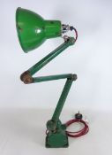 Vintage industrial wall mounted work light (This item is PAT tested - 5 day warranty from date of
