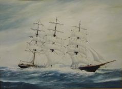 Sailing Vessel at Sea,