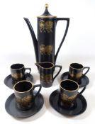 Portmeirion 'Byzantine Gold Lion' coffee ware Condition Report <a href='//www.