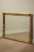 Deknudt gilt cushion framed rectangular wall mirror,