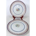 Pair of 18th/ early19th Century Chinese export plates,