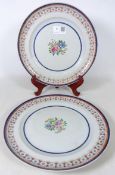 Pair of 18th/ early19th Century Chinese export plates,