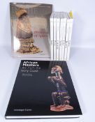 Set of seven 'Visions of Africa' tribal reference books and two other books on African art,
