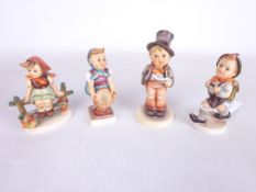 Four small Hummel figurines (4) Condition Report <a href='//www.davidduggleby.