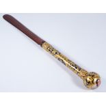 Victoria 1837 Coronation porcelain & rosewood souvenir page turner,