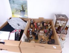 Terry Pratchett Discworld figurines, calendar, T-shirts, games, DVD's,