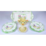 1930's Paragon 'Garden Gate' sandwich set,