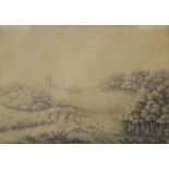 Castle Howard and Grounds, 19th century pencil drawing unsigned 21.